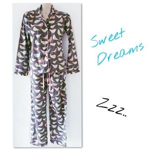 PJ Salvage Intimates & Sleepwear - PJ SALVAGE Sweet Set Grey Birds Cotton Pajama Set PJ Salvage Intimates & Sleepwear - PJ SALVAGE Sweet Set Grey Birds Cotton Pajama Set